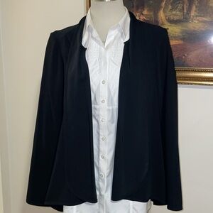 Pendleton Black Blazer.   Size Large.  Not lined.  No buttons/zippers. Open Face